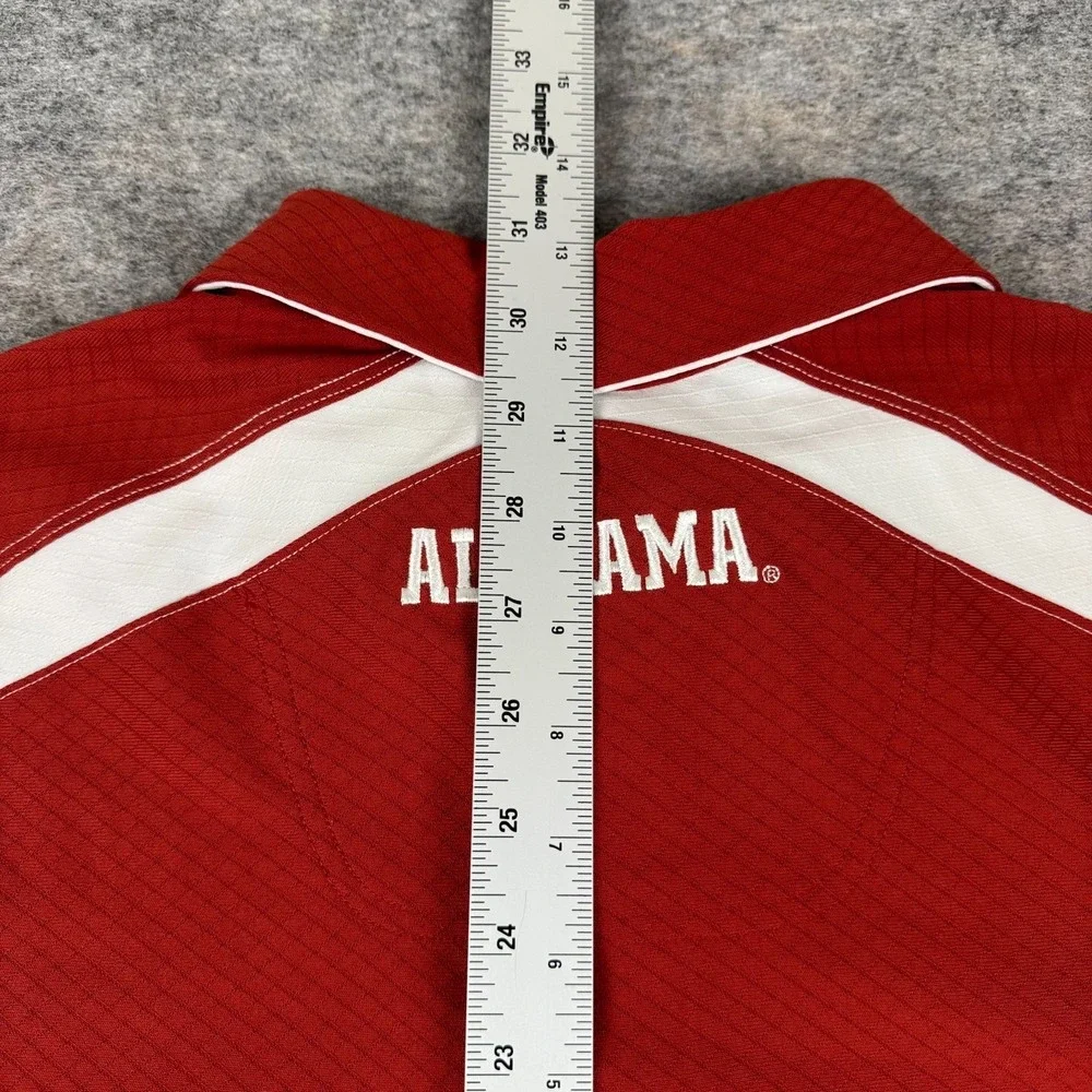 Nike Dri Fit Polo Shirt Alabama Crimson Tide Red Mens Large L